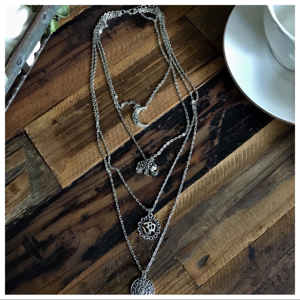 Boho Layered Necklace - Picture 2 of 5